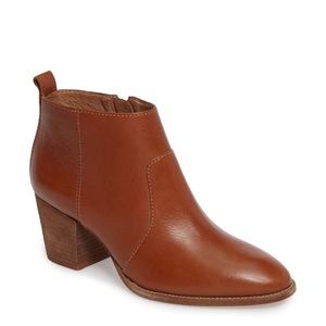 Madewell Brenner Boot in Saddle Color Tan